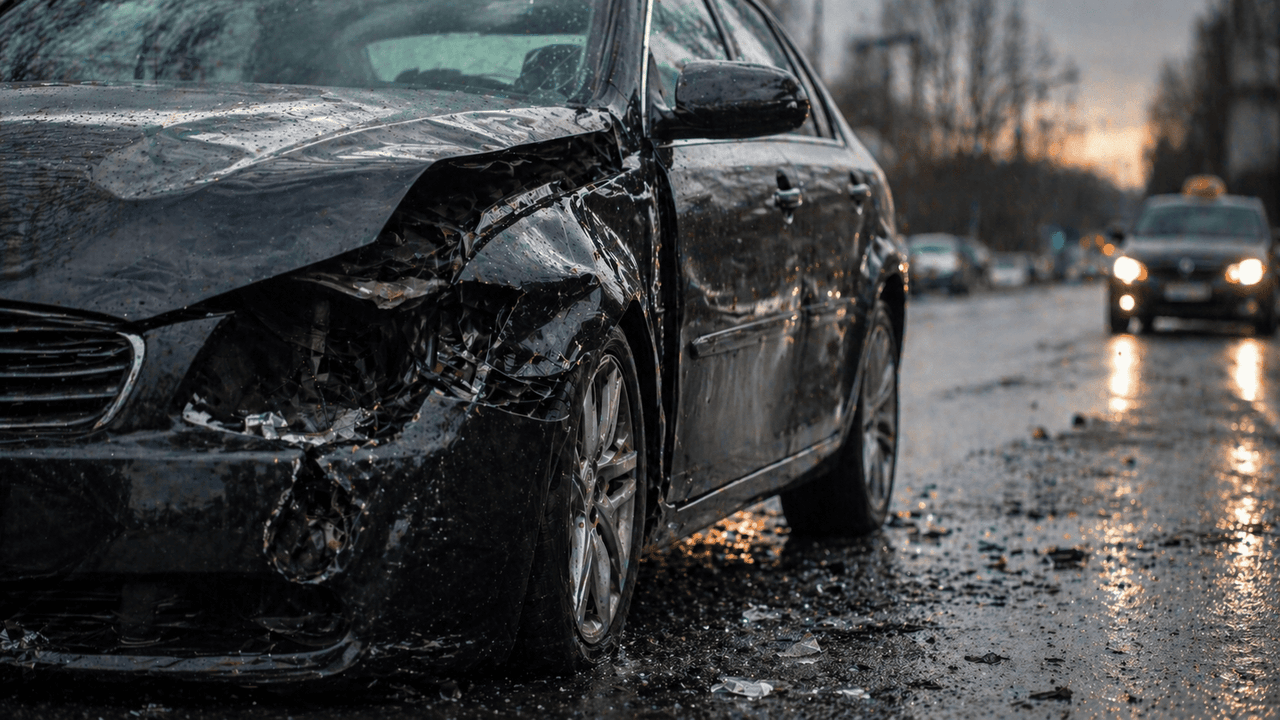 Автомобиль после ДТП